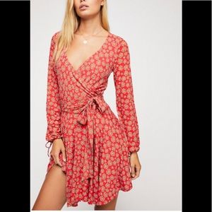 Free people wrap dress
